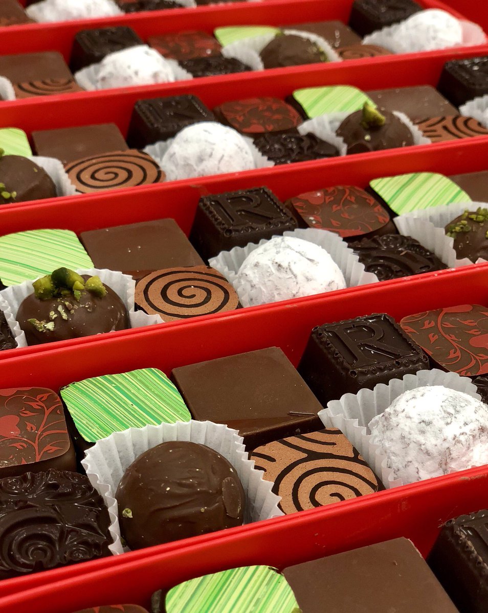 Unique in every way. Rich &amp; velvety ganache paired with our organic chocolate. 
What’s your favourite from our Mixed Selection Box, Rosemary &amp; Olive Oil, Lemon Verbena or perhaps Strawberry &amp; Basil?
#chocolatebox #gift