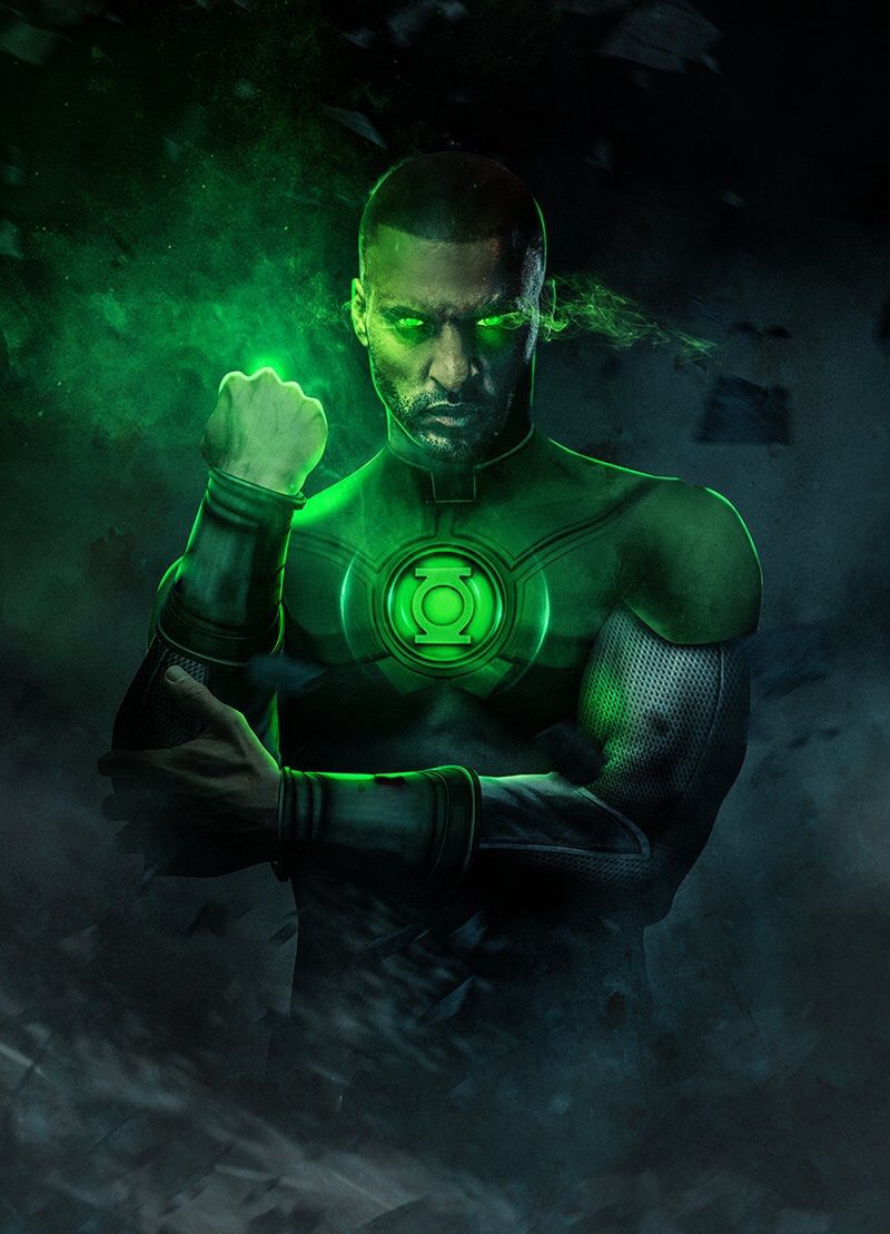 MrRickyWhittle's tweet photo. When your favorite artist blows your mind🔥🙌🏾 Always loving your work @Bosslogic #awesometalent #concept #bond #greenlantern 😂🙌🏾 https://t.co/vNpiKCkyyG