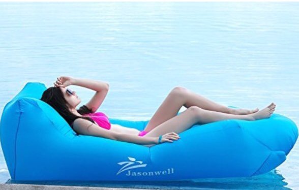 Malgorzattaa's tweet photo. Advertising and real life. I love this sofa air bed. I feel like I am burning many calories try to not fall out π #jasonwell #SummerVibes https://t.co/cIqekJCe5S