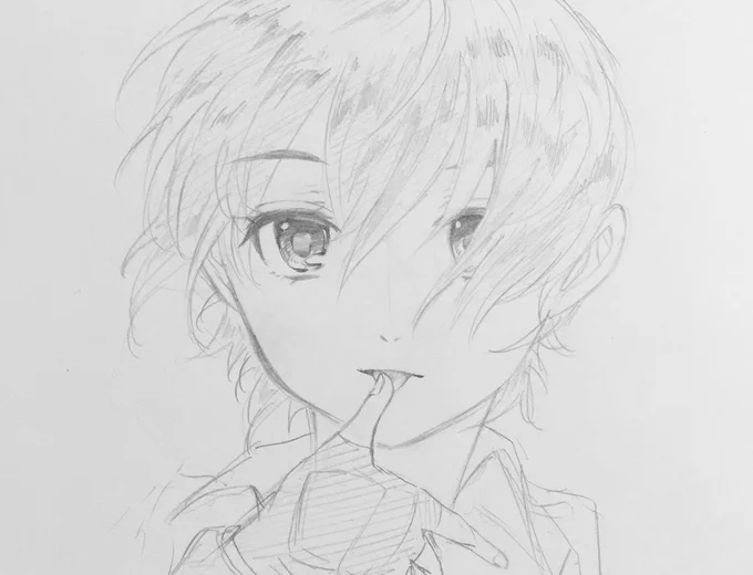 かっこいいつかささん描いてたはずが全く別人になった供養です 