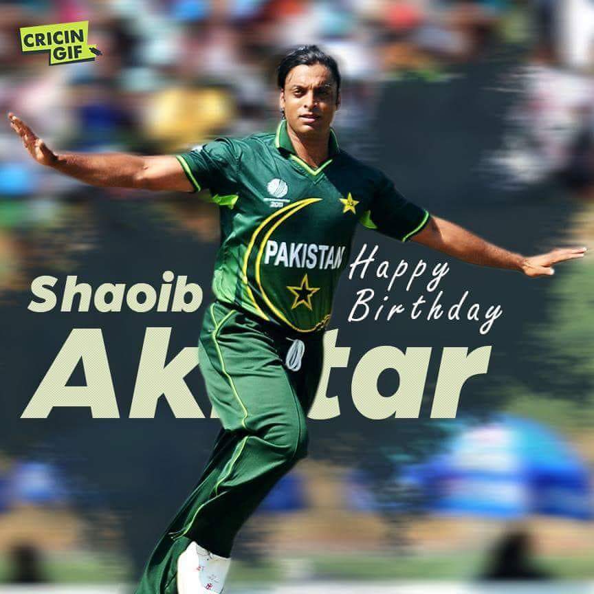 Happy birthday Pendi Express ( Shoaib Akhtar ) 