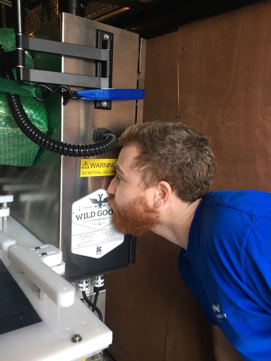 boundarybrewing's tweet photo. So we got a canning line today.
#blogtofollow
@WGCans https://t.co/bmCKmclvpV