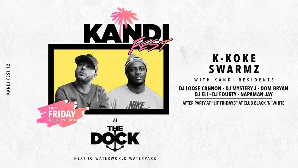 AyiaNapa2k26's tweet photo. KANDI FEST This Friday!
SWARMZ & K - KOKE
Tickets: https://t.co/EsXkVofwtk
Meeting point 6pm at The Dock (Next to WaterWorld Themed Waterpark)
Event Included in your https://t.co/nbUarE740S Events Package.
#AyiaNapa #AyiaNapa2018 #KandiFest https://t.co/koMSsDxQMp