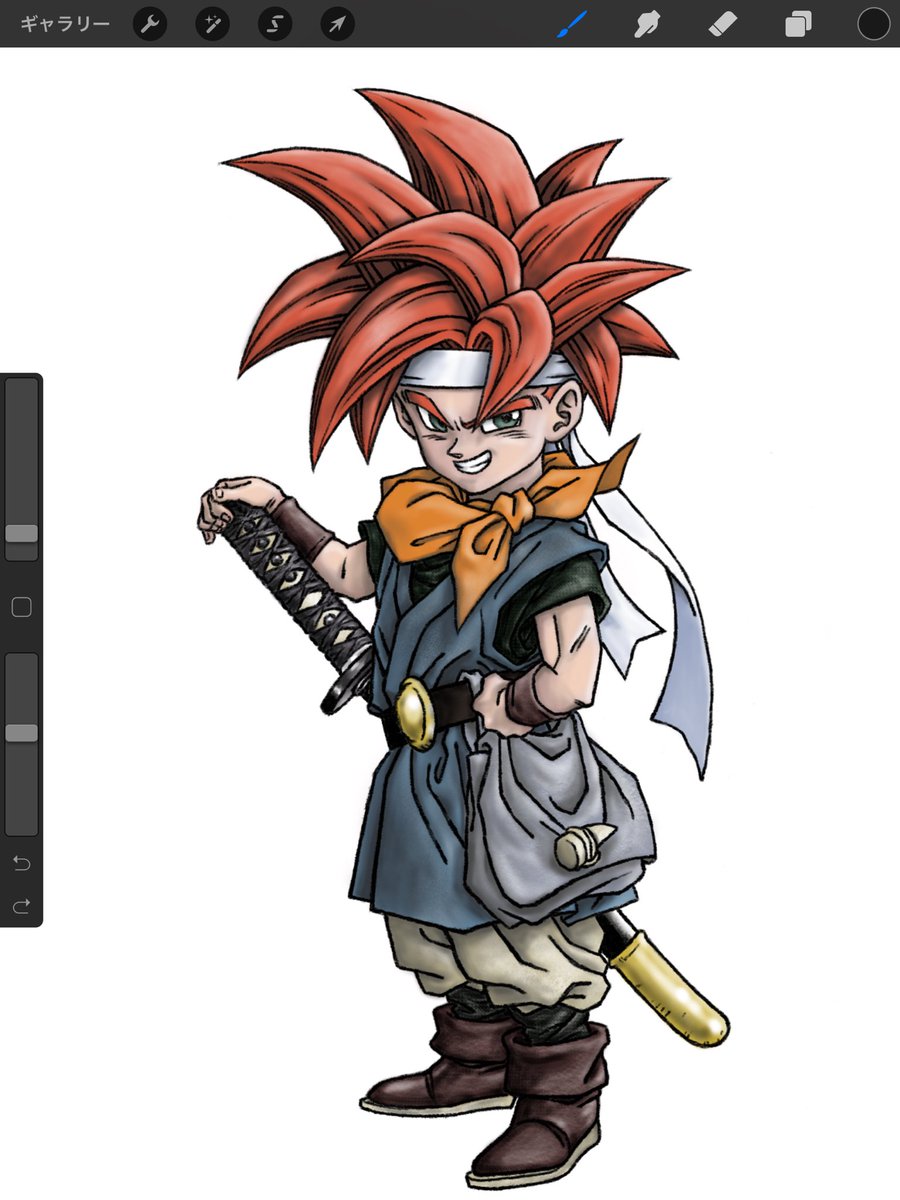 ズベルバー On Twitter アッポーペン最強 T T クロノ今風に着色