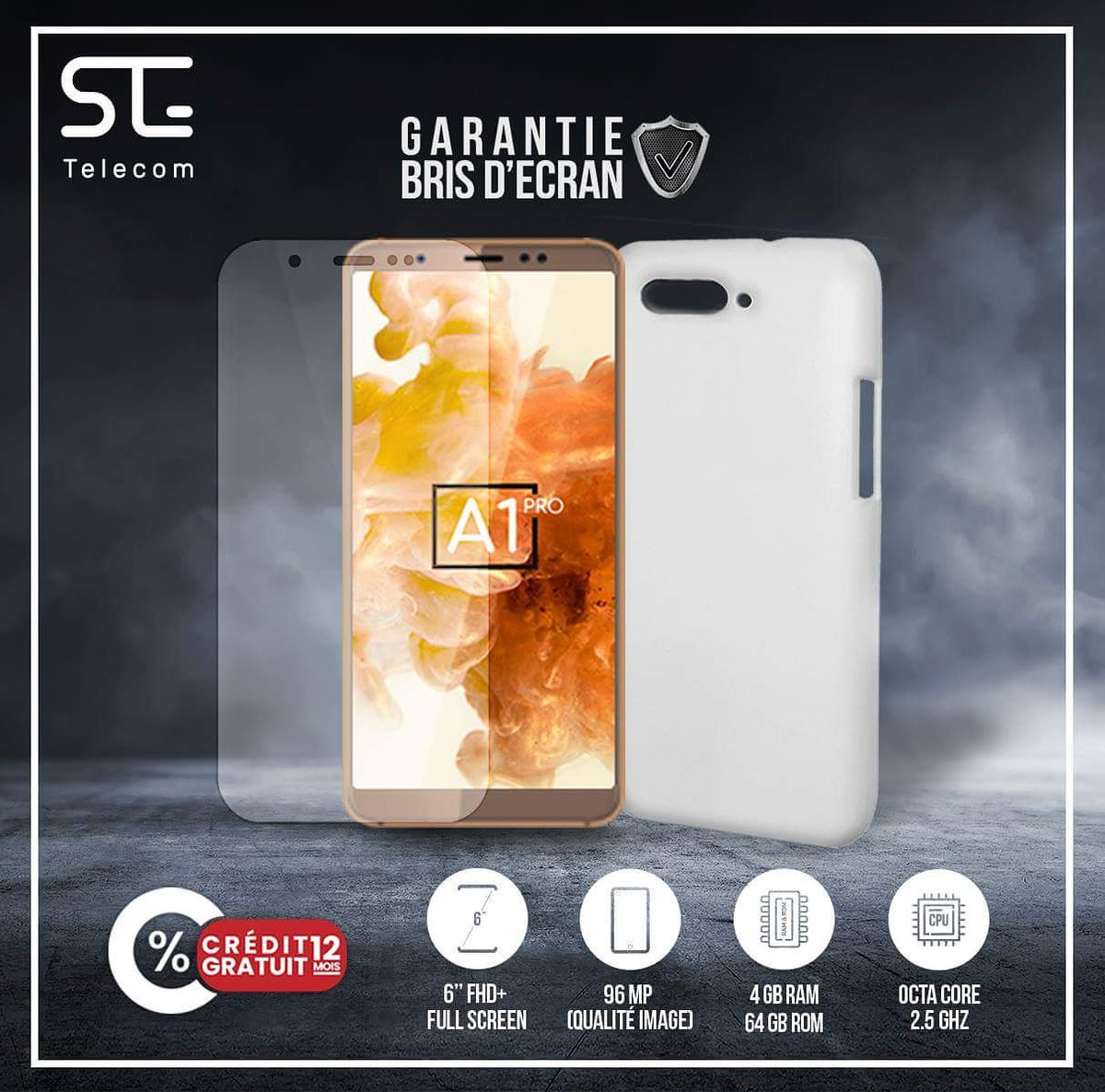 StgTelecom's tweet photo. عند شراء أي سمارتفون تستفيدون من العديد من المزايا الرائعة :
- حامي الشاشة (التهريسة الأولى ديال الشاشة على حسابنا!)                                                                                                                  -Coque 
- ضمانة لمدة سنة 
-كريدي مجاني على 12 شهر https://t.co/rPw0RKUBYX