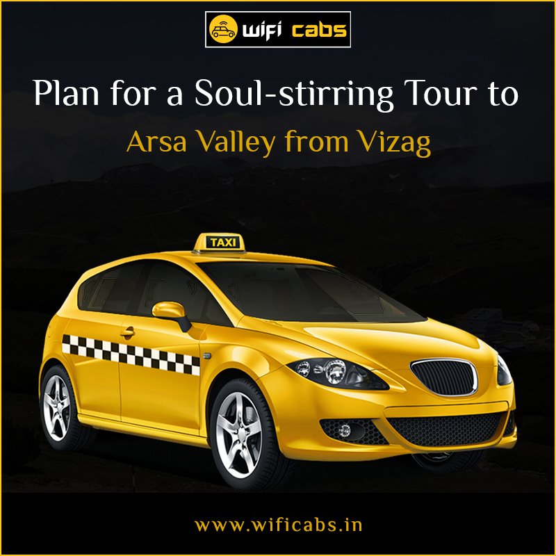 #WiFiCabs brings to you the  #luxurioustravel delight from #Vizag to #ArsaValley on high end #Sedans. Enjoy the hospitality of our #courteouschauffeurs and stay connected to the world with our free high speed #wifiinternet.