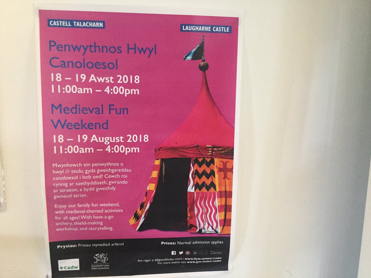 Castell Talacharn (@laugharnecastle) on Twitter photo 