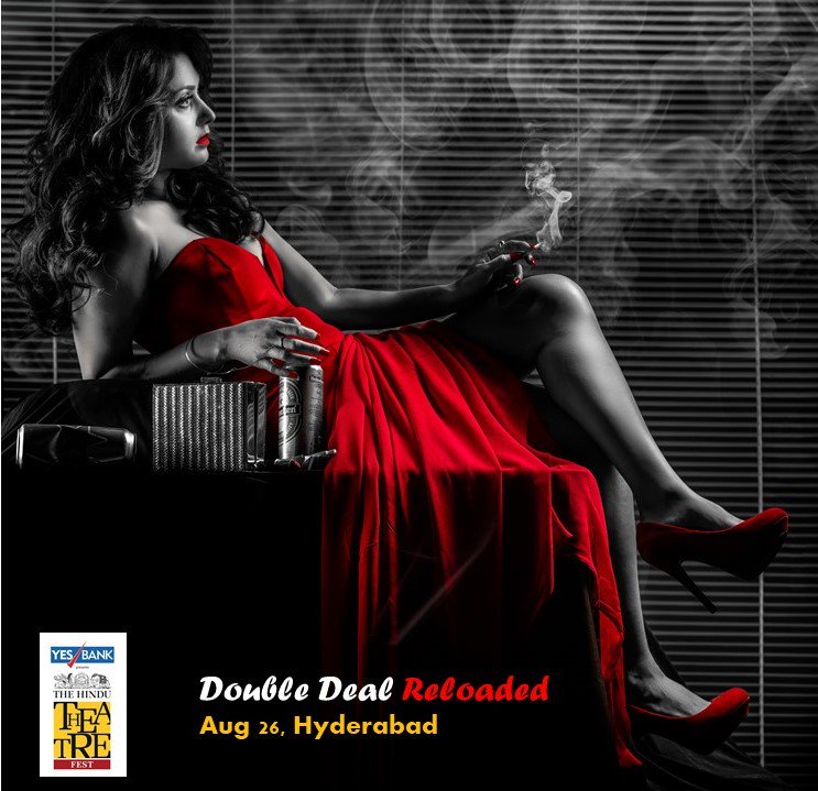 TheHinduTheatre's tweet photo. #Hyderabad #DoubleDealReloaded #Aug26 #Uber50off
Catch“Double Deal Reloaded”, Directed by #MaheshDattani and Performed by @Agpworld @bharatdabholkar @ManjariFadnis .
On August 26, at Ravindra Bharathi, Hyderabad.
Uber promo code UBRHTF3
Tickets, visit https://t.co/BB4AO94AMH https://t.co/VMProBYpSS