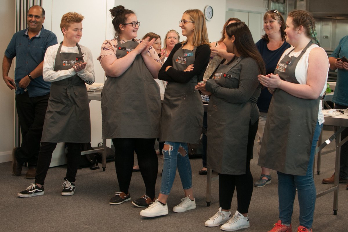 WarrensBakery's tweet photo. We are delighted to announce the winner of our #BuddingBaker competition 2018 is Florrie Smith!
She was joined by fellow budding bakers: Alfie, Claudia, Sara and Talia. We were so impressed with all our finalists' creativity and skills - congratulations to you all. https://t.co/FDXbvnruv4