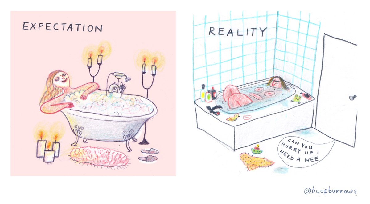 burrowsdraws's tweet image. I've been sharing comics on instagram following @Lizzlizz's prompts for #comicaday! This was for day two, and the theme was relax...