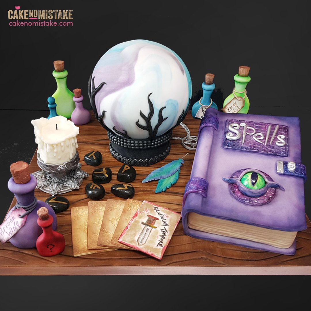 🍄✨🦎 The Witch's Table Cake 🦎✨🍄

cakenomistake.com

#spooky #cake #model #baking #food #cooking #Foodie #birthdaycake #spookycakes #fantasy #witch #magic #Tiptree #Colchester #Essex #cakemaker #chocolate #cakedecorating #Halloween #3d #yum #crystalball #fortuneteller
