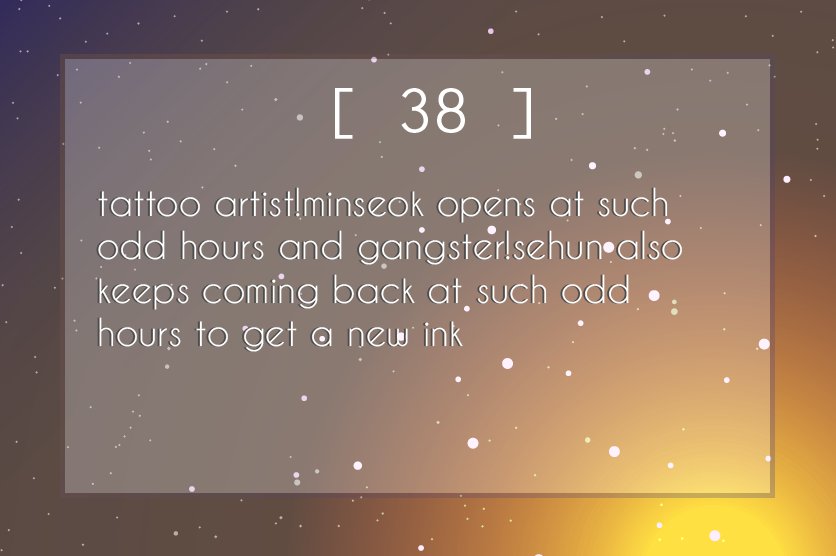 sexiuniverse's tweet photo. #Prompt38 has Minseok as a tattoo artist and Sehun as a gangster 💦💦💦 https://t.co/oFk6CwayZD