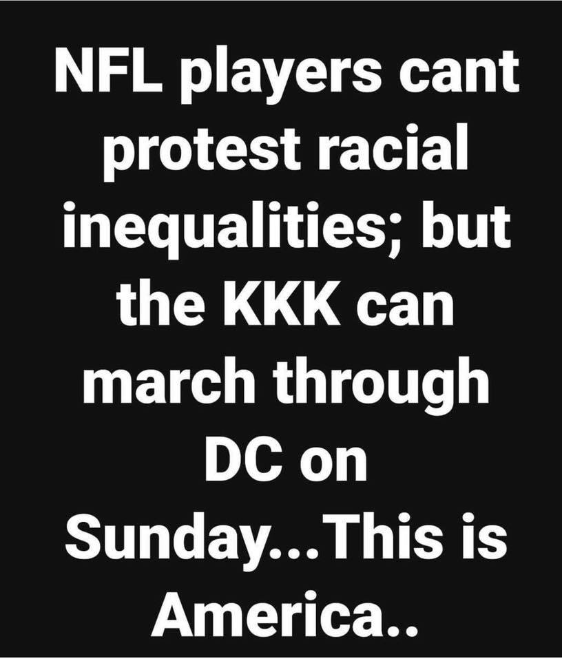MelanatedTalk's tweet image. Not only did they have their lil march, they were provided w/police protection w/OUR tax dollars &amp;amp; given transportation accommodations by DC's subway system @wmata, but yall whine abt #NFLProtests. Yeah...okay.