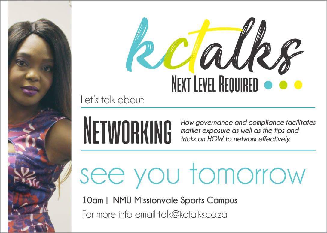 MarvinDraai's tweet photo. Proud to be hosting the next installment of #KCTalks tomorrow at the @MandelaUni Missionvale Campus. Come join us for this discussion and get some practical examples from experts and real entrepreneurs. #Entrepreneurship #Networking #nextlevelrequired https://t.co/CRUVC4AxWH