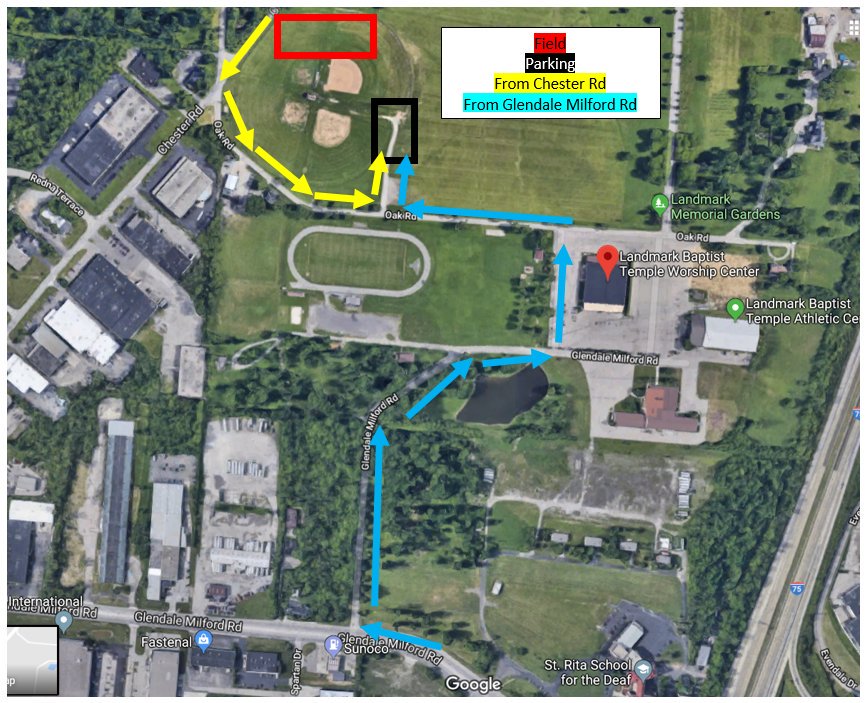With WUCC and YCCs complete, we are back with our Monday womxn's workout and scrimmage!
6:30-8:30PM tonight!

We'll be at Landmark Baptist Temple baseball fields (Parking GPS Co-ordinates: 39.261896, -84.448146)