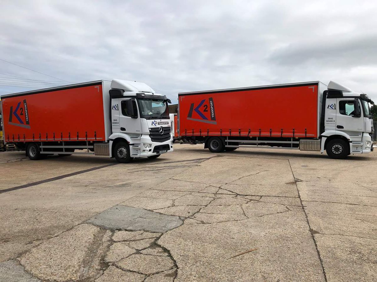 Welcoming our 2 new 18 Tonne units into the fleet #Driver #haulage #sussex #Fleet