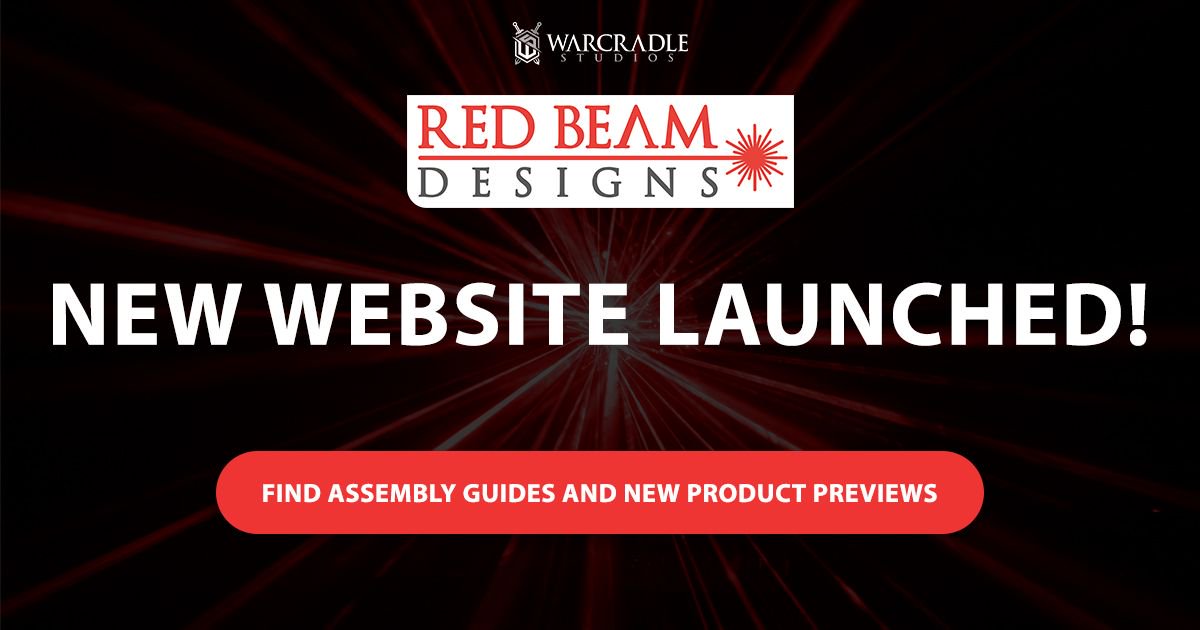 RedBeamDesigns's tweet image. The brand new website is now live! You'll find assembly guides, previews of upcoming products, and all of the product teasers we share before they're available. Suitable game systems for each piece of terrain are listed too! rebrand.ly/redbeam #tabletopgames #tabletopterrain