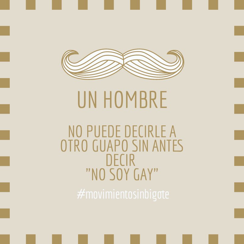 Movimiento #SinBigote tweet media