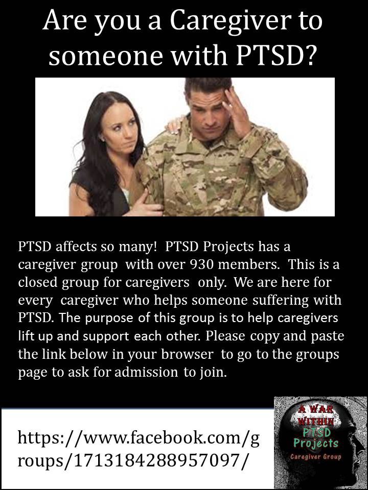 PTSDprojects's tweet image. Are you a caregiver to someone with PTSD?
Click on the following link and it will take you to our PTSD Projects closed group page.facebook.com/groups/1713184…

#PTSDProjects #everyoneneedsabuddy#talktoavettoday @PTSDprojects
