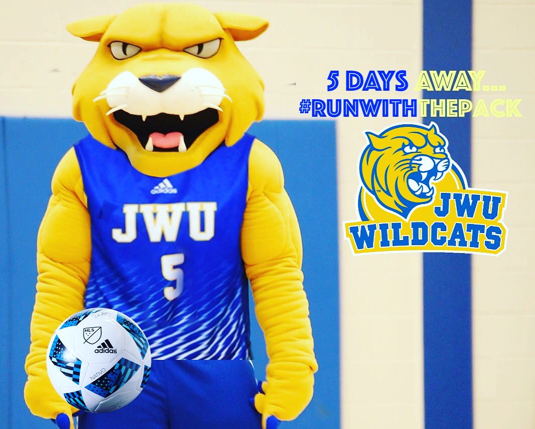 JWUPVDWSoccer's tweet image. 5 Days Away!!! Willie is ready, are you? #RunWithThePack🐯⚽️ #Wave18 #Squad18 @JWUathleticsPVD @JWUProvidence @TheGNAC