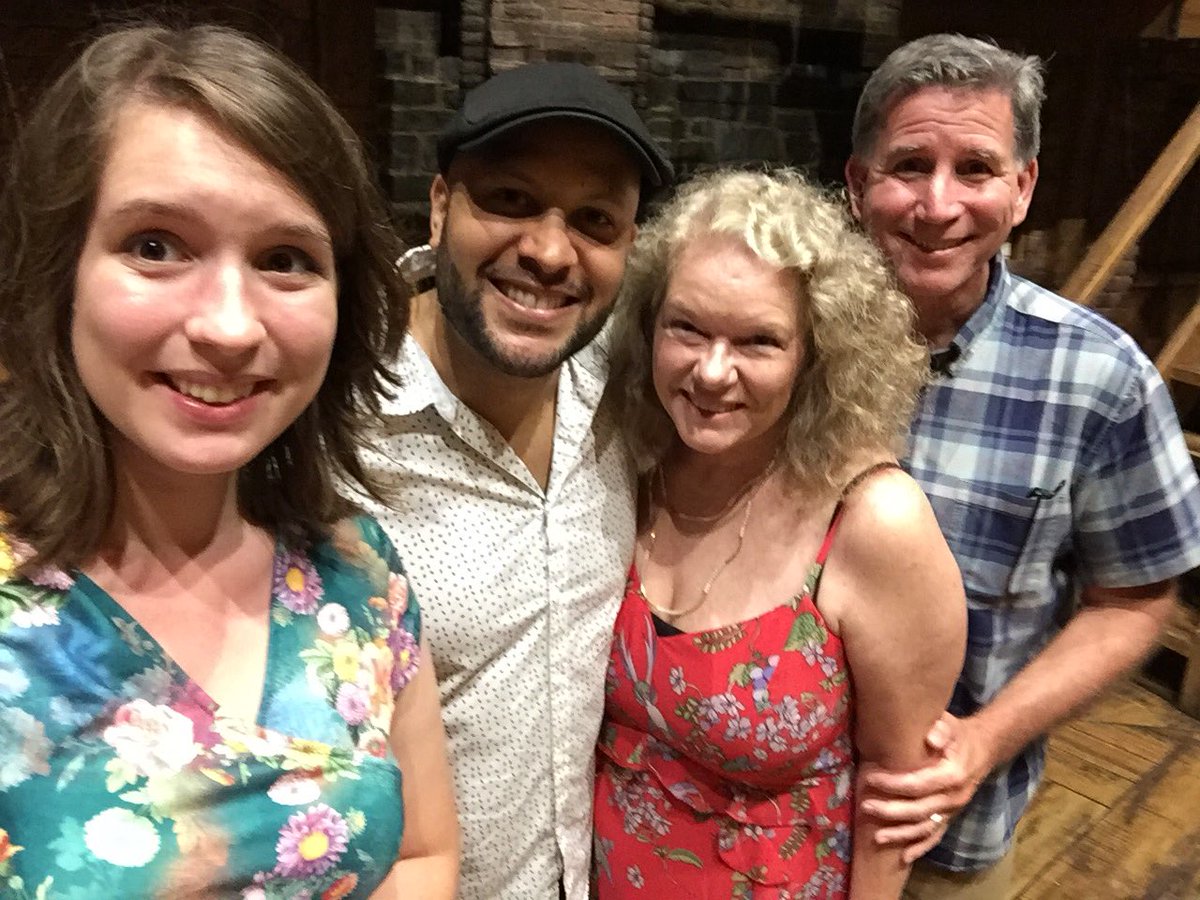 AbbieCarroll's tweet photo. Cleveland you were a dream yesterday. Thank you @ConroeBrooks @HamiltonMusical @Lin_Manuel for creating this life memory treasure! #teachushowtosaygoodbye https://t.co/qdK7cT4ZCy