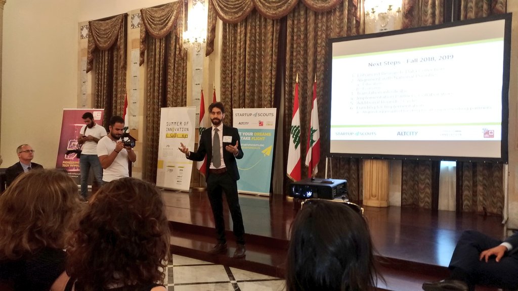 ziggzager's tweet photo. This is #MondayMotivation! #StartupScouts is building a national ecosystem committed to providing high quality entrepreneurial education to students ALL across Lebanon. @altcityme #summerofinnovation18 @AlfaTelecom @dmnabti https://t.co/T9Oyb56sdD