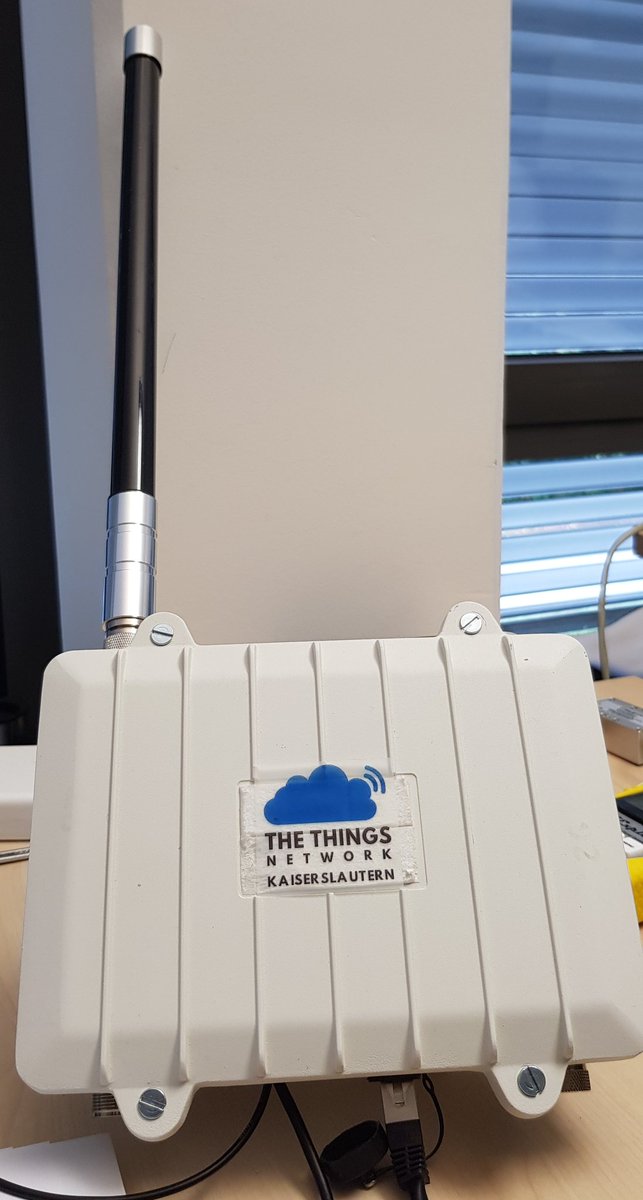 TTN_KL's tweet photo. Our @RAKwireless gateway is mostly ready for deployment in its weatherproof enclosure. @thethingsntwrk #LoRaWAN #LoRa #Kaiserslautern https://t.co/bwErEP1jN0