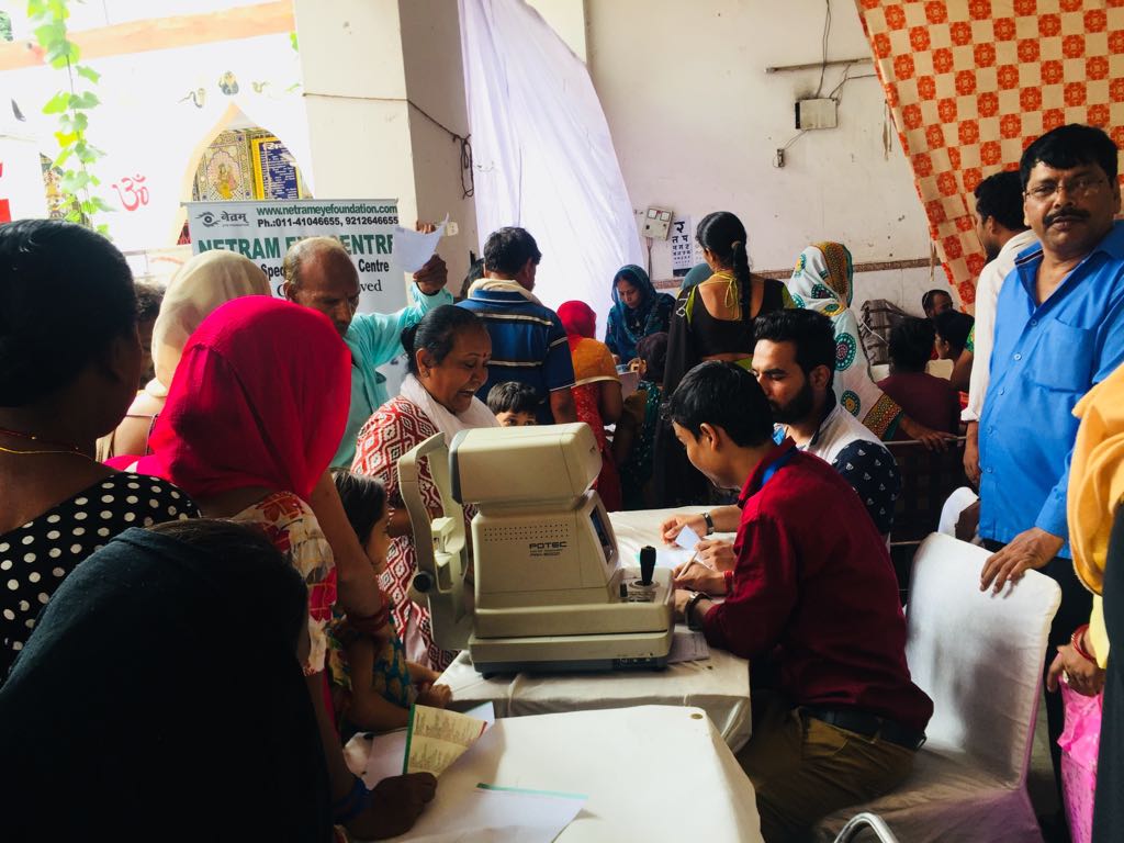 NetramEyeCentre's tweet photo. Mega Health Camp organised by Netram Eye Foundation yesterday at Sarai Kale Khan, Delhi. total no of Patients screened = 460. #Netram #NetramEyeFoundation #Eye #eyes #EyeFoundation #Foundation #NGO #SightForAll #eyecare #ophthalmology #ophthalmologists #optometrist https://t.co/xRtISetaBW