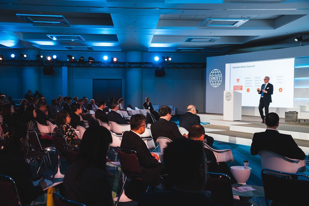 swiftcommunity's tweet photo. For the first time, we have created one central space at @Sibos where the various SWIFT elements will come together in a vibrant environment – the #SWIFTHub. Find out more: https://t.co/HZHIAIDTq8   #SWIFTatSibos #Sibos https://t.co/ks1VqJxNjd