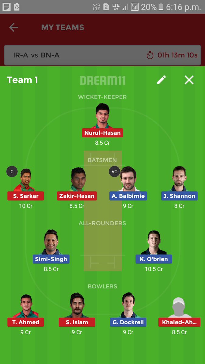 dream11guru3's tweet photo. 🙏🙏om namo venkateshaya 🙏🙏
Team #IRAVBANA #DREAM11TEAM #DREAM11EXPERT #SLVSA #ENGVIND #ENGLISHT20BLAST #CPL18 #INDIANW #Dream11Tips @rajasthanroyals @englandcricket @CricketMoves @Dream11_ALT @cricket_dream @Dream11_Expert please like and retweet us for support 🙏 👍😍❤👌🙏 https://t.co/1EAv1oJruP