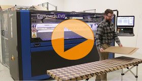 Today's online orders are highly variable, demanding a wide-range of #corrugated #shipping box sizes. Reduce excess SKU's and void fill by make right-sized boxes on demand. The Compack EVO will hold up to 8 different #fanfold bales. Watch how it works. boxondemand.com/compack-evo-2-…