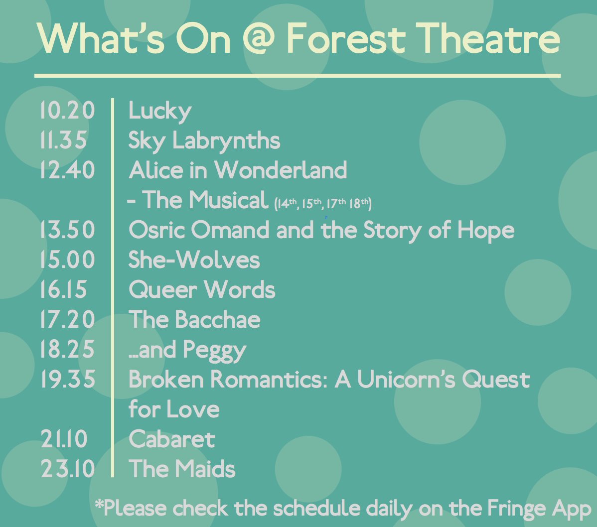 GreensideVenue's tweet image. At Infirmary Street... 🏫 #edfringe