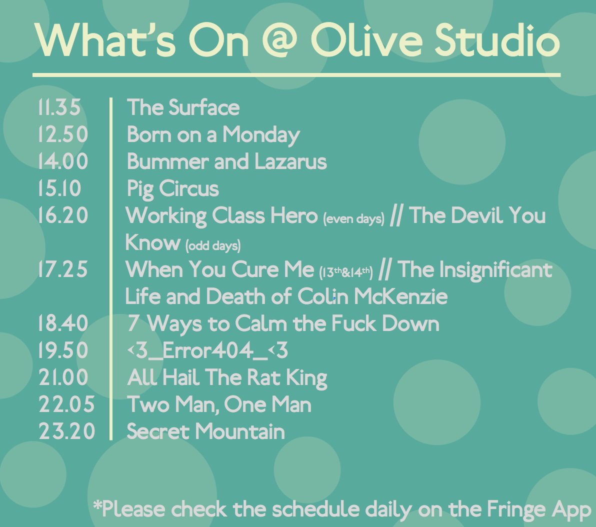 GreensideVenue's tweet image. At Infirmary Street... 🏫 #edfringe