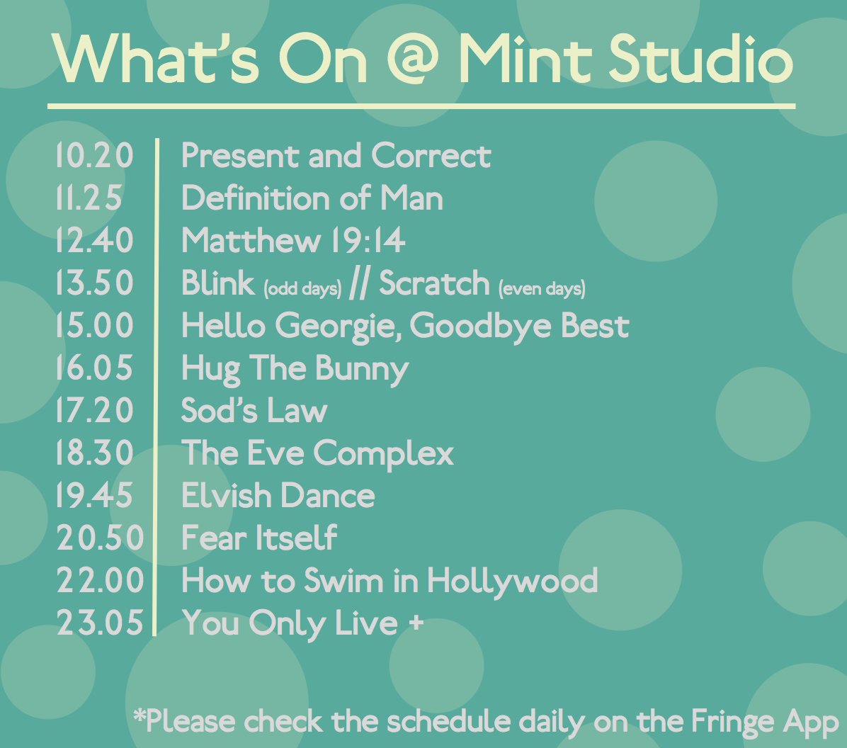 GreensideVenue's tweet image. At Infirmary Street... 🏫 #edfringe