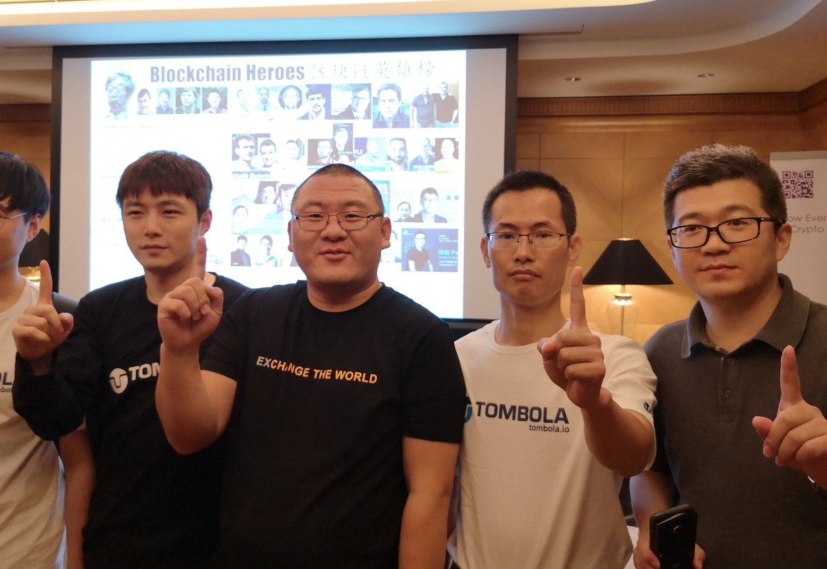 TOMBOLA_COIN's tweet image. Successfully completed "HKBA.HK.org Meetup day 1". We had a great opportunity to introduce our Tombola to a large audience in Grand Hyatt Hotel Hong Kong, and the Tombola project received good reviews. we will show you a good presentation on "day 2". Thank you.