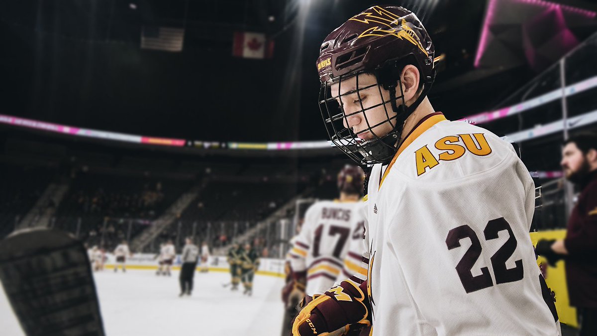 SunDevilHockey's tweet image. "Be the Tradition"; the team mantra is being personified by @cliff_show on &amp;amp; off the ice. 

Feature: thesundevils.com/news/2018/8/13…