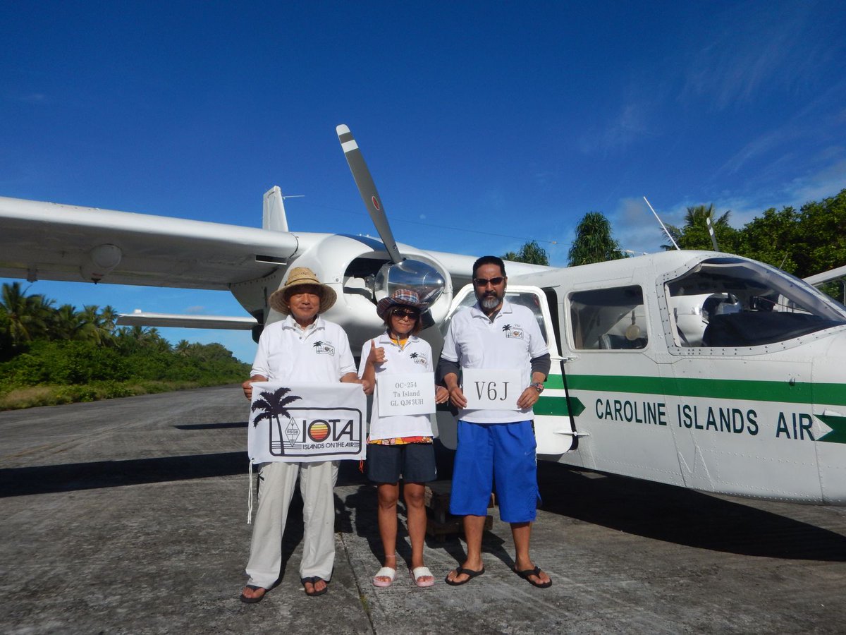 DX_World's tweet photo. Pictures from recent V6J, OC-254 IOTA DXpedition. https://t.co/Ll3WnPsw0M