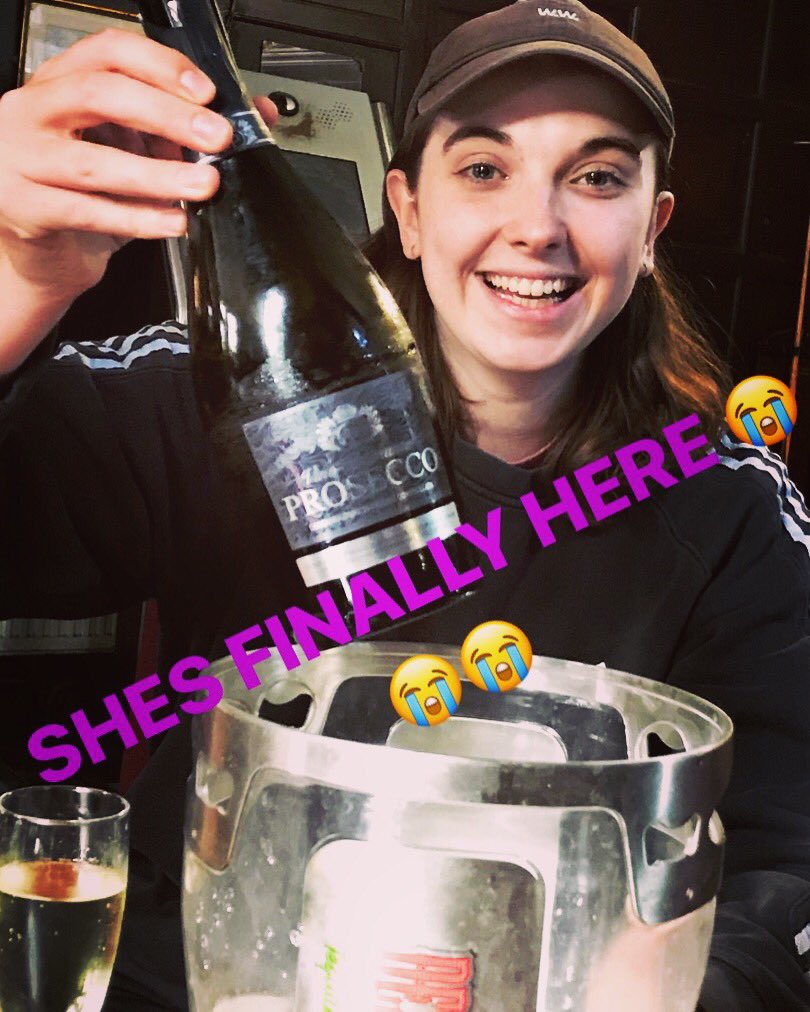 Caitlin FINALLY came home