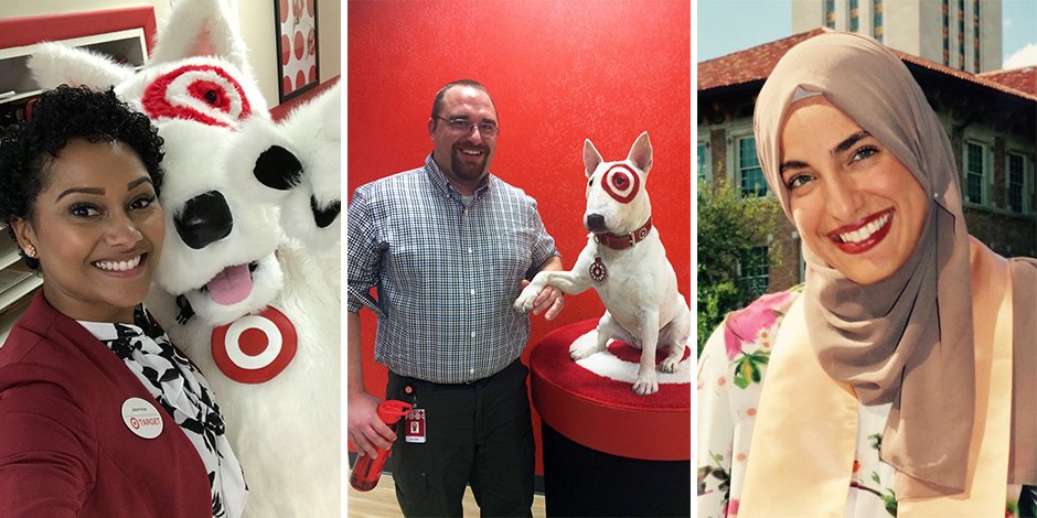 TargetNews's tweet photo. Weโre so proud of our @Target interns and all the great things they do, including right here at the Bullseye. Meet 5 team members who started as interns and check out what theyโre doing today: https://t.co/jA2JKySFds https://t.co/NXBBBEbFN7