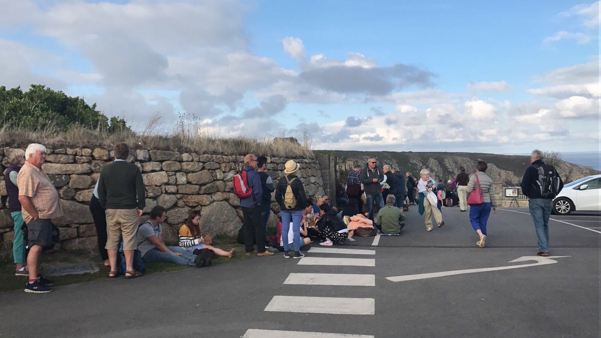 People have been queuing since 5.30! First show tonight.