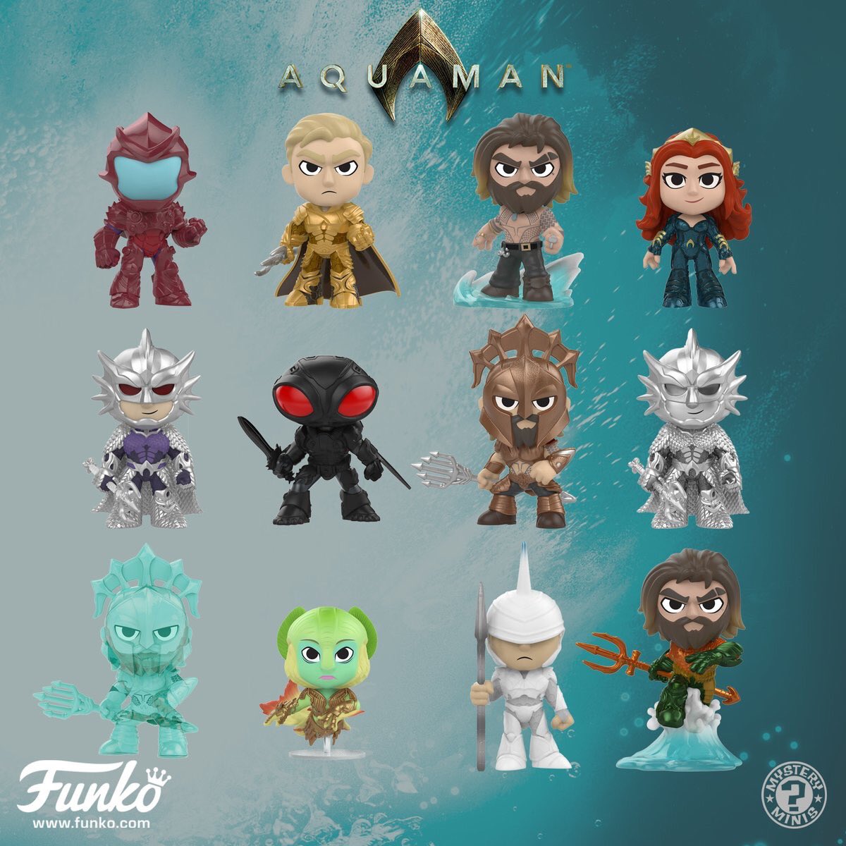 Geekyclorians's tweet photo. Tendremos Mystery Minis, #PopKeychains y #FunkPop de la película de #AquaMan. Soy fan de este pop de Arthur JCurry 🌊. Su lanzamiento en octubre. ¿Quién los va a querer? #YoSoyGeek 🤓 https://t.co/CFCMFwOtiq