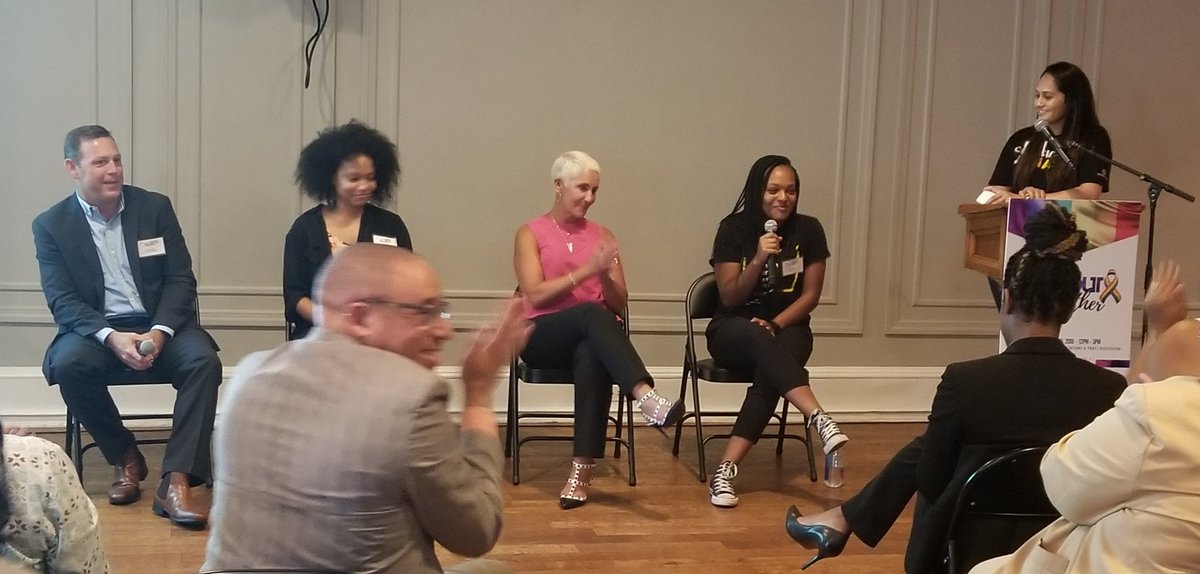 CrespoCM's tweet photo. Great panel with insights on starting and working in business. V 1.0 is better than 0.0 - just get started. In order to help solve problems, we need diversity of thought to get to better solutions. #OutatEY #NGLCC18 https://t.co/PD5lfEyp91