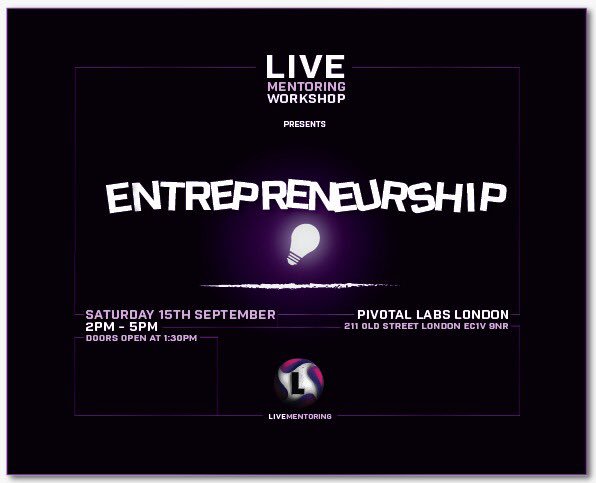 WE’RE BACK AND WE’RE BETTER!

LIVE Mentoring is back with two workshops for those in Year 8-13!! Get your FREE tickets for the Confidence &amp; Creativity, and Entrepreneurship workshops on Eventbrite now. Only 50 spaces available 

eventbrite.com/e/live-creativ…

eventbrite.com/e/live-entrepr…