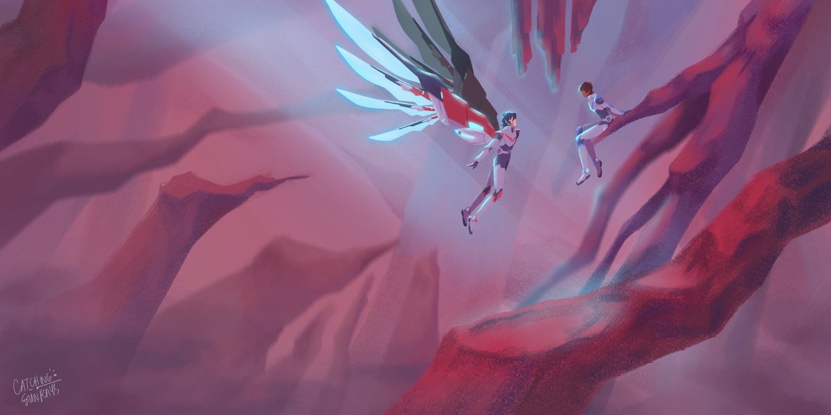 S3 Klance + S6 Keith ❤️💙 #voltron