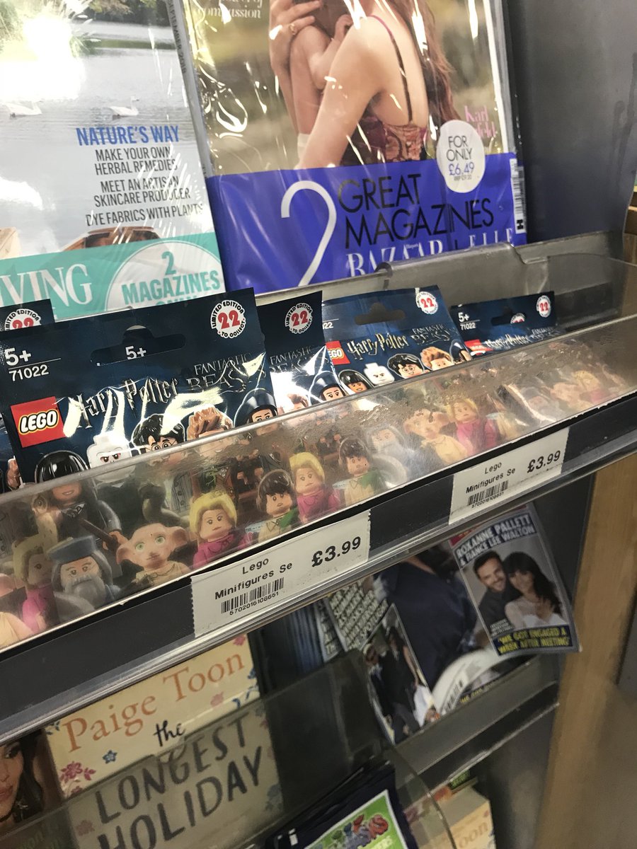 inadorthea's tweet photo. @WHSmith Howcome the @LEGO_Group minifigures are £3.99 in your stores and £2.99 literally EVERYWHERE else? #harrypotterlego #harrypotter https://t.co/3oHZitwHTX