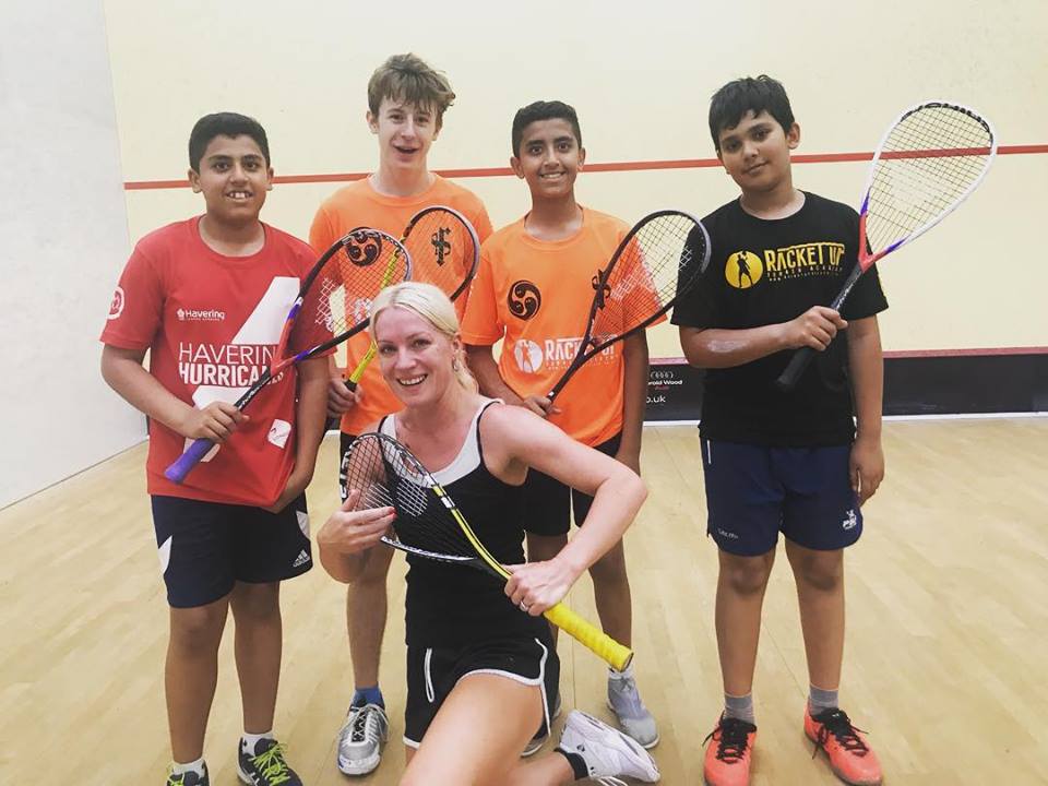 SquashMadNews's tweet photo. Squash Mad Campaign: @DavidLloydUK club members celebrate after hearing that squash courts at Gidea Park have a six-month stay of execution as management assess Blaze fitness plan https://t.co/coHX3085XQ Well done @NortheastLaura @HORTERS @englandsr @EssexJnrSquash https://t.co/UDTHOm05F3