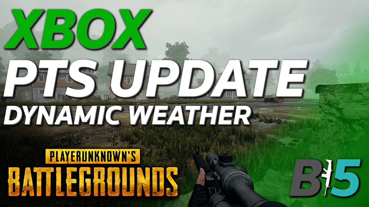 CastisV's tweet image. New #PUBGXbox Test Server update is out now! - youtu.be/sSxd4y_xEUo   #dynamicweather #fixpubg