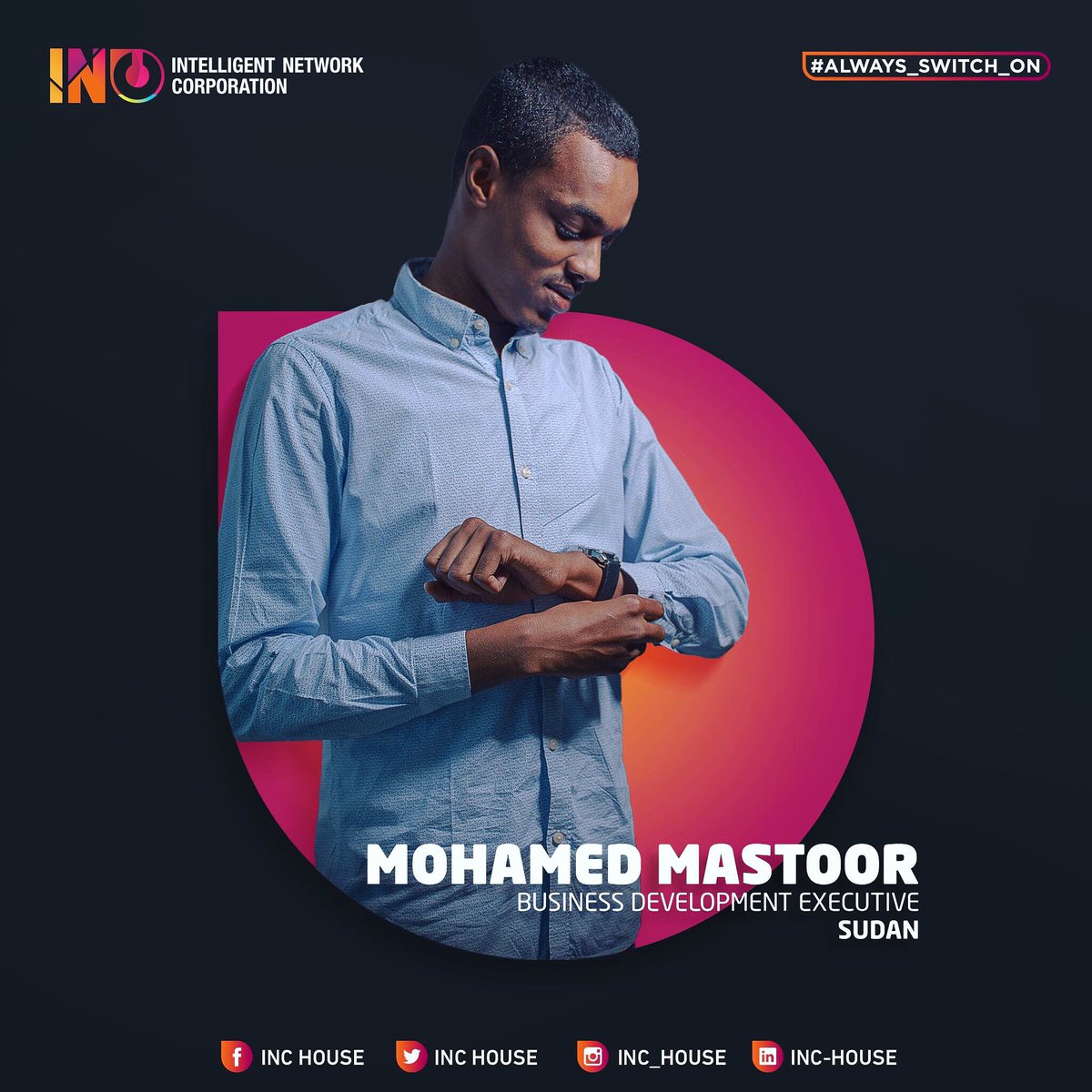 INCHOUSE2's tweet image. After finishing the MBA, I set a goal to achieve the best performance as #Business_developer at INC, not only that I’m passionate about this field, also I’m into Networking, customer services,and enhancing customer experience. 

#Meet_The_team 
#ALWAYS_SWITCH_ON 
#INC #INC_House