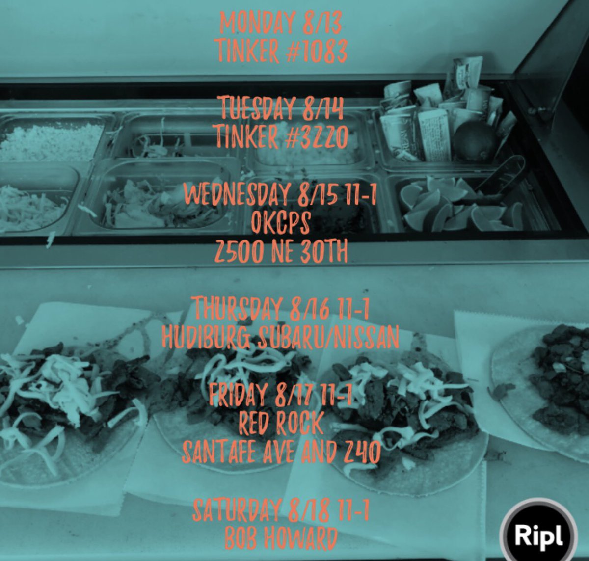 Come by and get your fix This week!!! <a href="/BookOkcFoodTrks/">OKC FOOD & FUN</a> <a href="/CallAFoodTruck/">Call A FoodTruck OKC</a> <a href="/405foodtrucks1/">405foodtrucks</a> @iateoklahoma <a href="/hudiburgtheppl/">Hudiburg The People</a> @BobHowardCJD