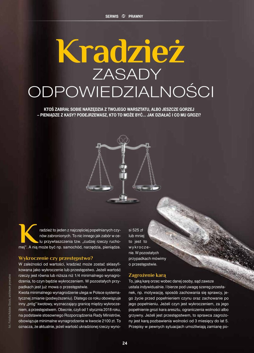BlogosferaAKS's tweet photo. Najnowszy artykuł adwokat Agnieszki Kapały-Sokalskiej, opublikowany w magazynie „Inter Team News”! Mecenas odpowiada też na pytania czytelników dot. problemów prawnych na linii mechanik samochodowy- klient. Serdecznie zapraszamy do lektury! https://t.co/qSXIKMAl9O